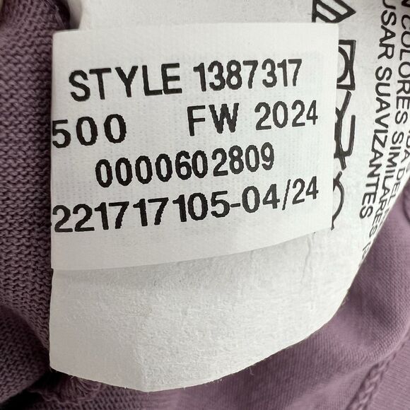 Under Armour T-Shirt XL Purple Cropped Tee Boxy Loose Activewear Athleisure - Picture 8 of 11